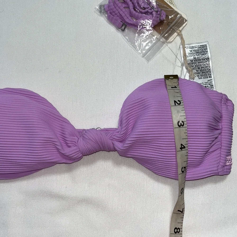 BILLABONG Tanlines Lulu Bandeau Bikini Top Sz M